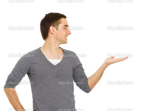 guy holding  stock photo  lenetstatsiana