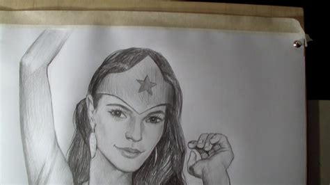 Naked Wonder Woman Drawing Sexy Body Of Gal Gadot YouTube