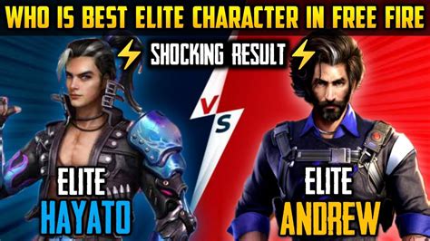 FREE FIRE ELITE ANDREW VS ELITE HAYATO COMPARISON WHICH IS BEST