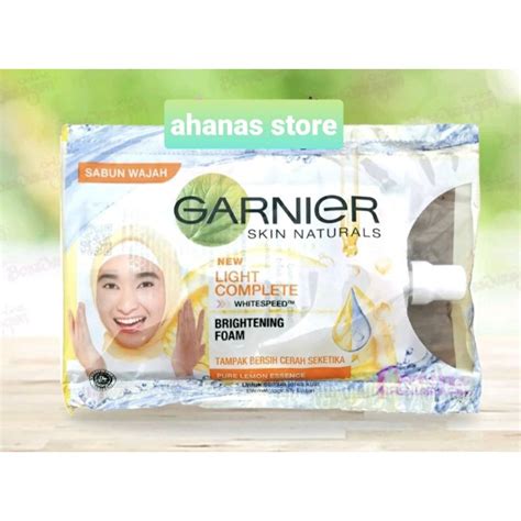 Jual Sachet Garnier Skin Natural Brightening Foam New Light Complete