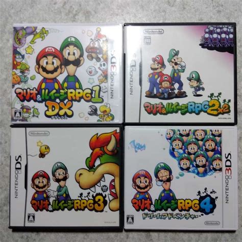 Yahooオークション Ds 3ds マリオ＆ルイージrpg 4本セット