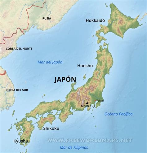 Mapa de Japón