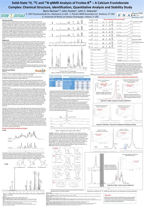 Multinuclear Liquid And Solid State NMR Of Fructoborate Complex PDF