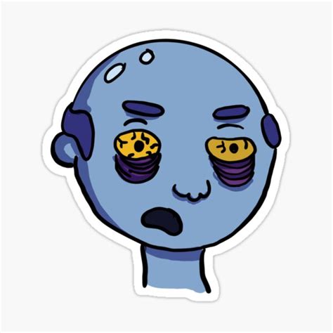 "Tired Guy" Sticker for Sale by Molamikanra | Redbubble