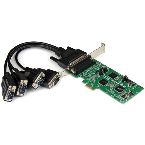 StarTech 4 Port PCI Express PCIe Serial Combo Card 2 X RS232 2 X