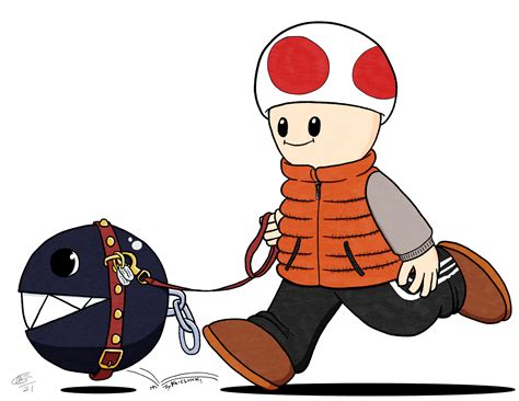 Walking The Chain Chomp By Albinoaxolotl On Newgrounds