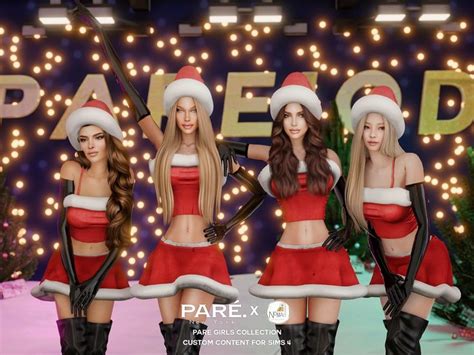 Pare Girls Megapack Feat Nomad Creations ParÉ Sims 4 Dresses