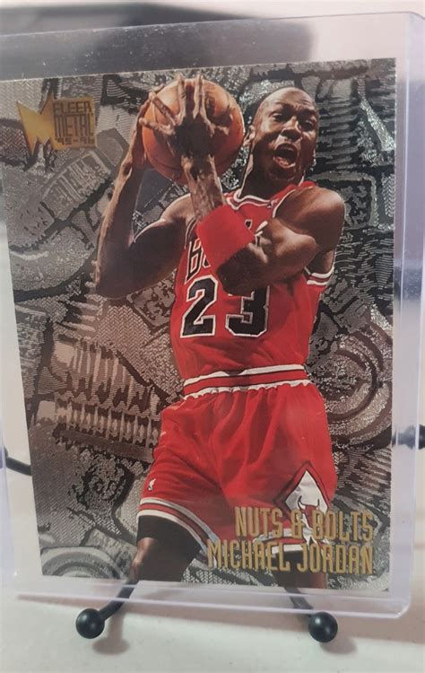 Michael Jordan Fleer Metal Nuts And Bolts Hobbies Toys Memorabilia