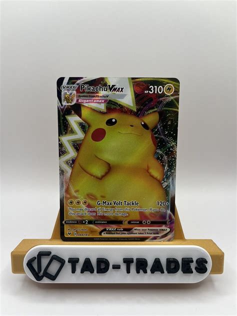 Pikachu VMAX 044 185 Pokemon TCG Vivid Voltage 2020 Holo Ultra Rare