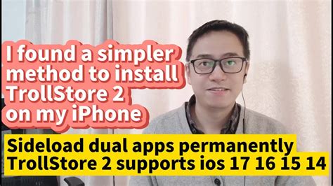 I Find A Simpler Method To Install Trollstore On Iphone Ios