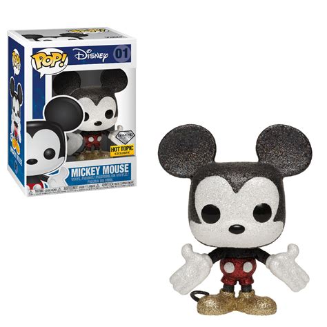 Funko Pop Vinyl Disney Mickey Mouse Glitter Hot Topic Exclusive For Sale Online