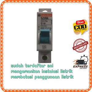 Jual Mcb Szmr Phase A Mcb Breaker Amper Sni Circuit Breaker