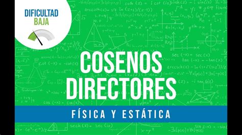 Estática Ejercicio de cosenos directores Nivel fácil YouTube