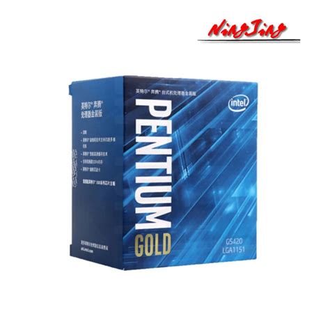 인텔 펜티엄 G5420 3.8 GHz 듀얼 코어 쿼드 스레드 CPU 프로세서 4M 54W 58W LGA 1151 봉인 된 새로운 ...