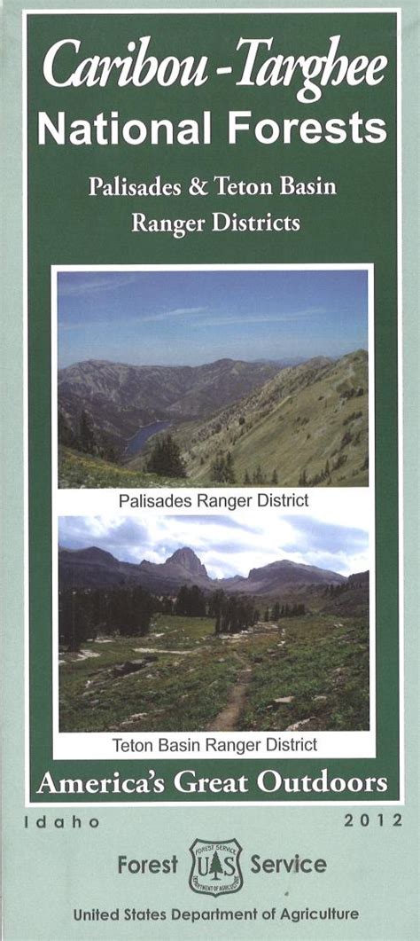 Caribou-Targhee National Forest Map by United States Forest Service