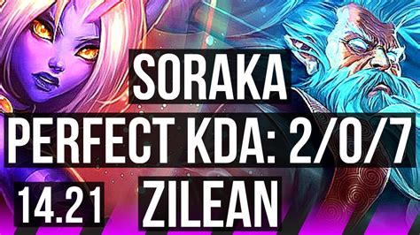 SORAKA Corki Vs ZILEAN Jhin SUP 2 0 7 KR Diamond 14 21