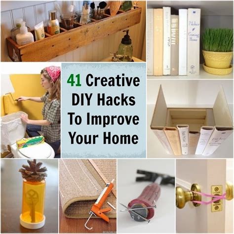 41 Super Creative Diy Hacks Ideas To Improve Your Home Diy Craft Projects