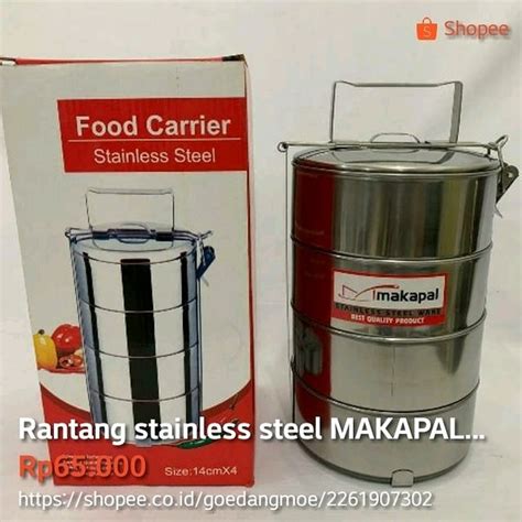 Jual Rantant Stainless Steel Makapal Susun Rantang Susun Stainless Di