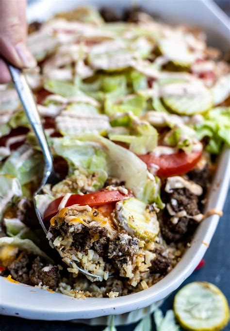 Keto Cheeseburger Casserole Recipe Wonkywonderful