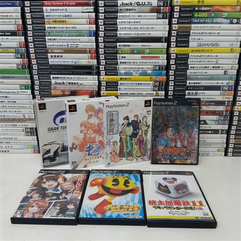 【傷や汚れあり】（14）ps2ゲームソフト 194本セット プレステ まとめ Gt パックマン キン肉マン 美少女 他まとめて 180サイズ