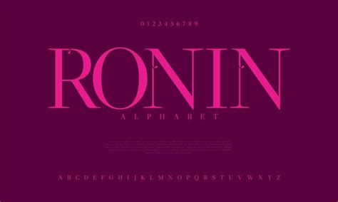 Ronin Luxe Haut De Gamme Alphabet L Gant Lettres Et Chiffres