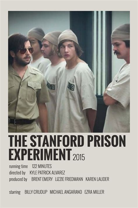 The Stanford Prison Experiment - Polaroid Poster | Film posters vintage