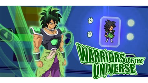 Broly Dbs Warriors Of The Universe Wotu Youtube