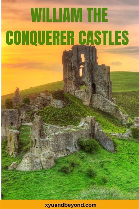 William The Conqueror Castles