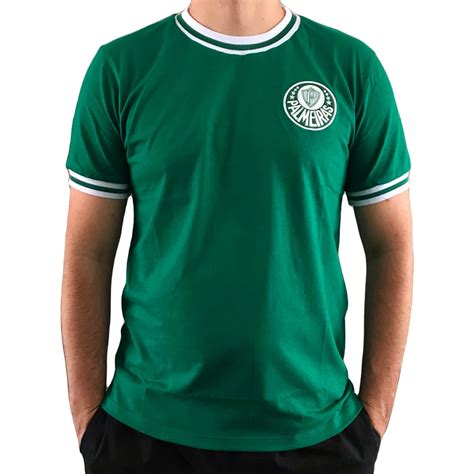 Camisa Palmeiras Retro Verde Academia Palmeirense Masculino Olden