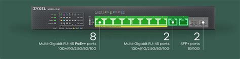 XS1930 Series 10 12 Port Multi Gigabit Smart Managed Switch Zyxel