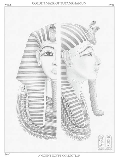 Tutankhamun Drawing By Fnoul Fine Art America