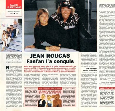 Coupure De Presse Clipping Jean Roucas Fanfan Page Eur