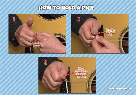 How To Hold A Pick Lesson Real Guitar Lessons By Tomas Michaud