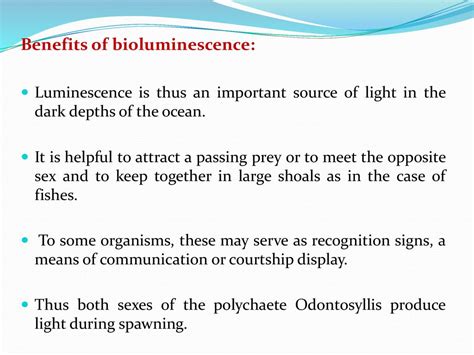 Bioluminescence Ppt Download