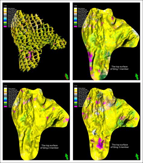 Lithofacies Grid Map And Layer Map Of Qingshankou Formation Shale And