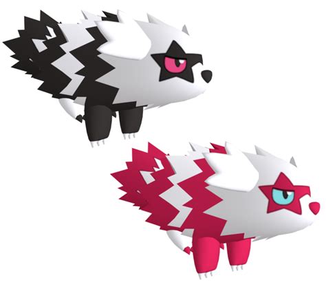 Nintendo Switch Pokémon Sword Shield 263 Zigzagoon Galarian Form The Models Resource