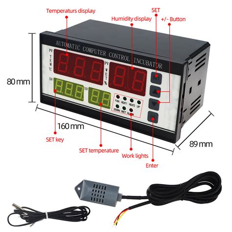 Free Shipping XM 18D Automatic Egg Incubator Controller Digital LED