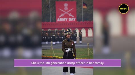 Tania Shergill St Woman Adjutant Led The Army Day Parade Also To