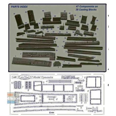 Grumman F A F B F D Tomcat Spine Set Incl Pe Proget Tam