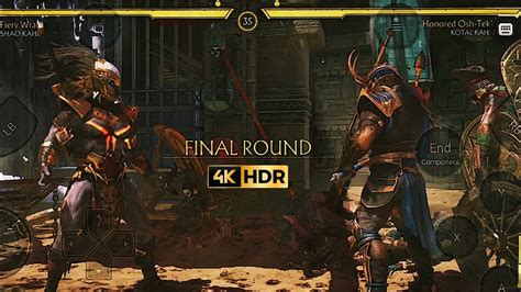 Mortal Kombat Shao Kahn Fights Kotal Kahn Action Fight