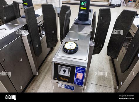 underground ticket barrier  contactless payment system