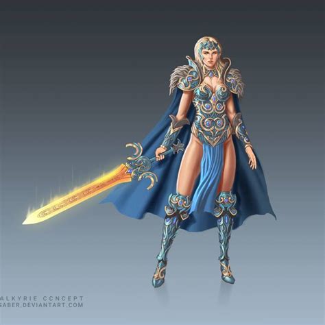 Valkyrie Fantasy Artwork Illustration | Tsaber