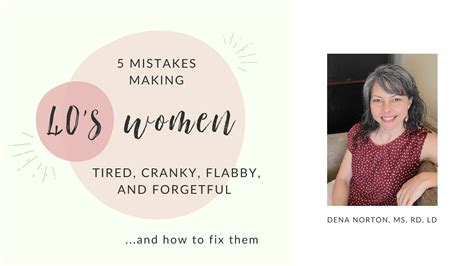 5 Mistakes Making 40s Women Tired Cranky Flabby Forgetful Fixes