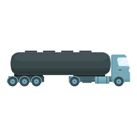 Industrial Tanker Icon Cartoon Vector Tank Truck Vector Art