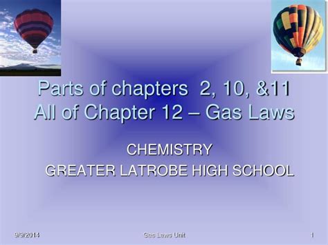 Ppt Parts Of Chapters 2 10 And11 All Of Chapter 12 Gas Laws Powerpoint Presentation Id 4158867