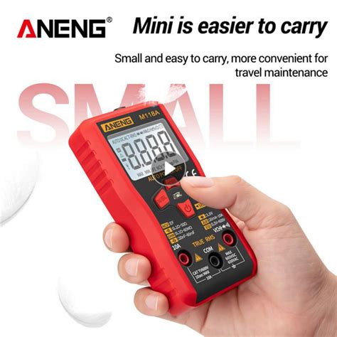 Aneng M A Digitale Mini Multimeter Tester Auto Mmultimetro True Rms