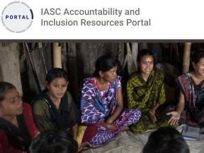 Strengthening Accountability To Affected People Iasc