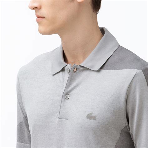 Lacoste Erkek Slim Fit Blok Desenli Gri Polo S PH5902 Occasion