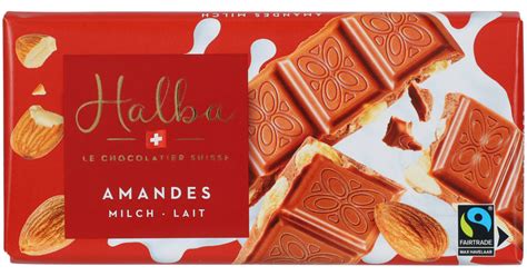 Buy Halba Milk Chocolate Bar With Almonds 100g Cheaply Coopch