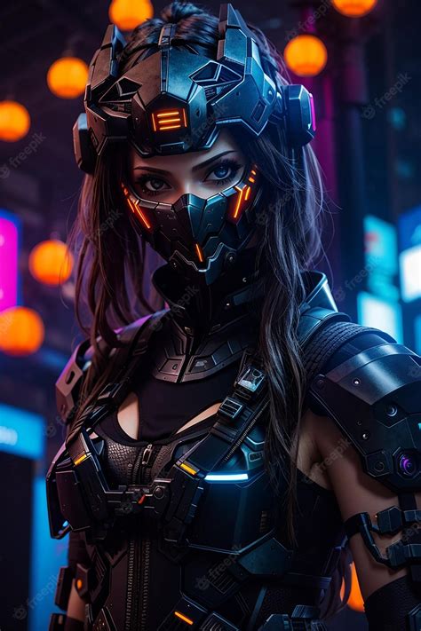 Premium Ai Image Cyberpunk Girl Beatiful Fullarmored From 3030